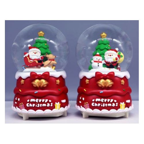 BOLA DE CRISTAL NAVIDEÑA GIRATORIA por mayor Navidad por mayor