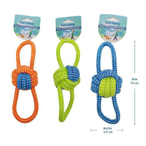 BOLA DE CUERDA por mayor - Mascotas por mayor