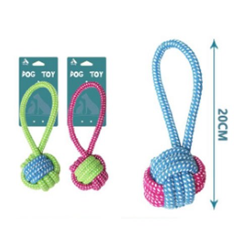 BOLA DE CUERDA ALGODON por mayor Mascotas por mayor