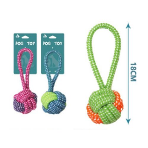 BOLA DE CUERDA BICOLOR por mayor Mascotas por mayor