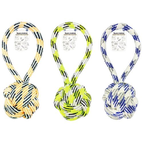 BOLA DE CUERDA CON ASA por mayor Mascotas por mayor