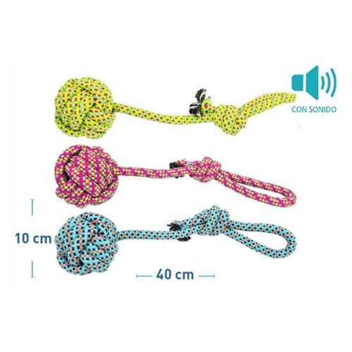 BOLA DE CUERDA LARGA por mayor Mascotas por mayor