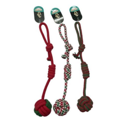 BOLA DE CUERDA NAVIDEÑA por mayor - Mascotas por mayor