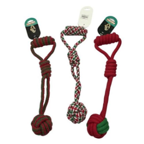 BOLA DE CUERDA NAVIDEÑA por mayor - Mascotas por mayor