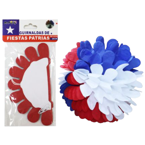 BOLA DE FLORES por mayor - Fiestas-Patrias por mayor
