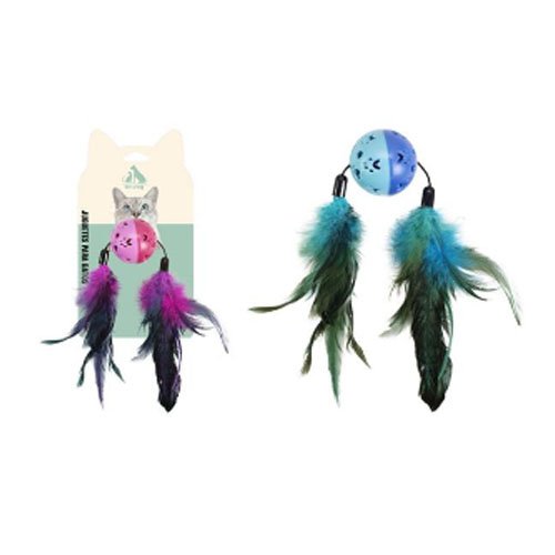 BOLA HUELLA-PLUMAS por mayor Mascotas por mayor