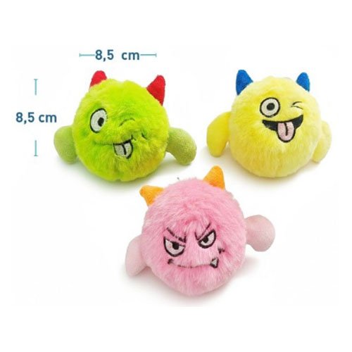 BOLA MONSTRUO DE PELUCHE por mayor - Mascotas por mayor