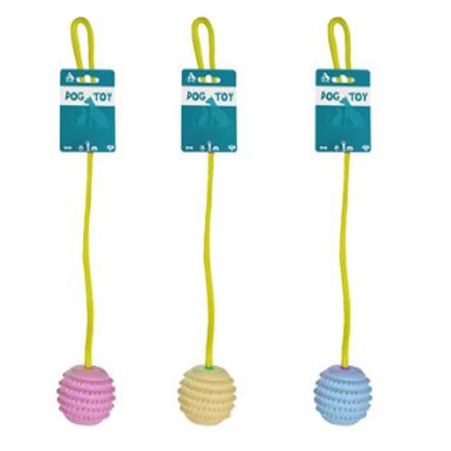 BOLA PIÑA CON CUERDA por mayor Mascotas por mayor