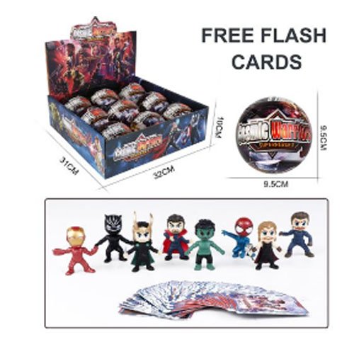 BOLA SORPRESA SUPER HEROES por mayor Jugueteria por mayor