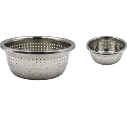 Bol Colador Tamizador de Acero Inoxidable de 26 cm por mayor Hogar por mayor