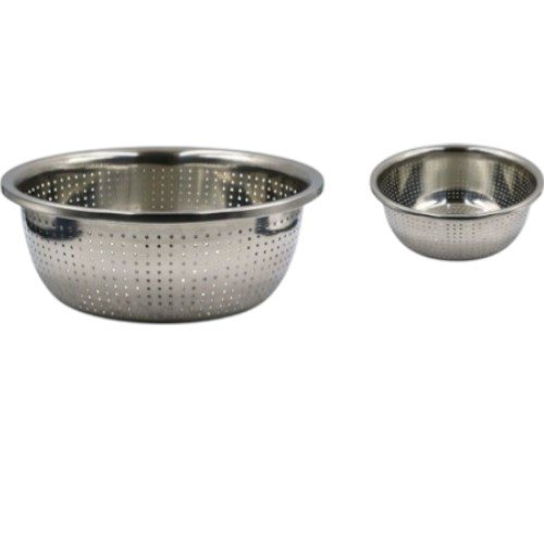 Bol Colador Tamizador de Acero Inoxidable de 28 cm por mayor Hogar por mayor