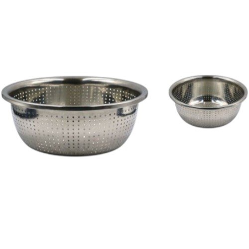 Bol Colador Tamizador de Acero Inoxidable de 32 cm por mayor Hogar por mayor