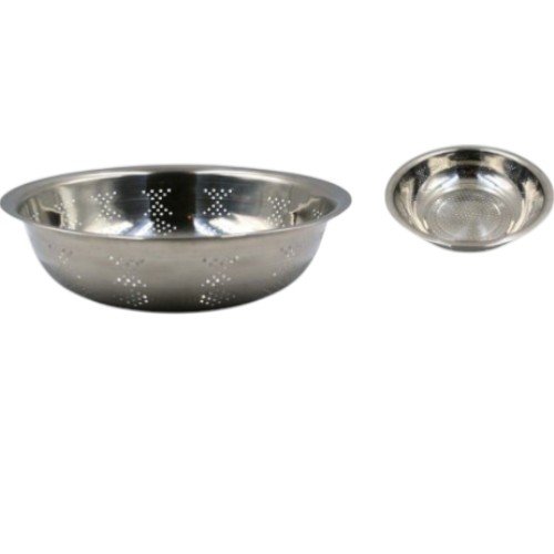 Bol Colador Tamizador de Acero Inoxidable de 34 cm Modelo Eco por mayor Hogar por mayor
