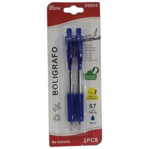 Bolígrafo azul por mayor Útiles Escolares por mayor