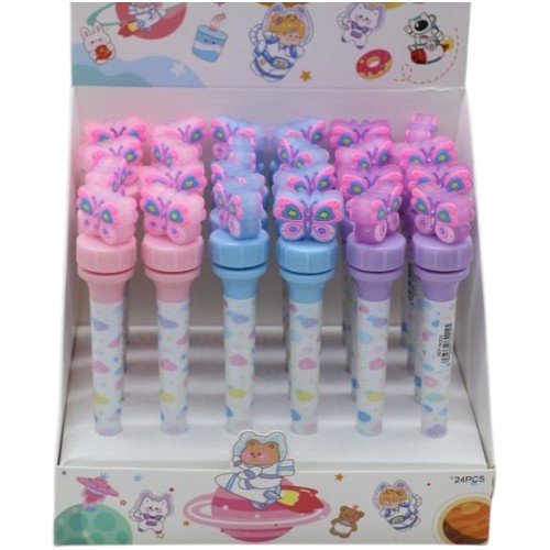 BOLÍGRAFO MARIPOSA CON PUNTA GIRATORIA por mayor Útiles Escolares por mayor