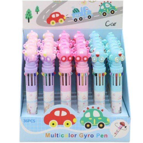 Bolígrafo Multicolor Vehículos por mayor Útiles Escolares por mayor