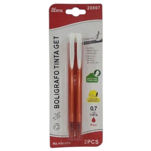 Bolígrafo rojo  por mayor Útiles Escolares por mayor