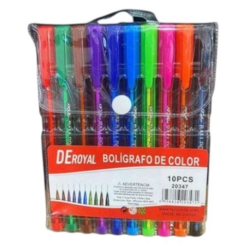 Bolígrafos de colores por mayor - Útiles Escolares por mayor