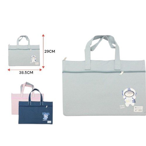 Bolsa de Archivo con Cremallera, Asa y Diseño de Astronauta por mayor Útiles Escolares por mayor
