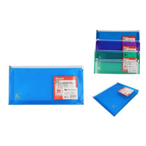 BOLSA DE ARCHIVO TRANSPARENTE por mayor - Útiles Escolares por mayor