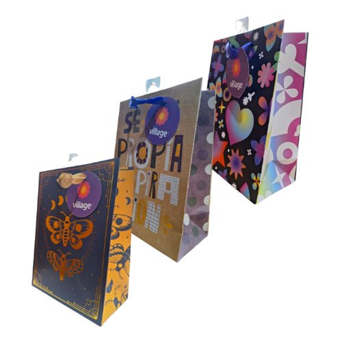 BOLSA DE REGALO FEMENINA S 15 X 20 X 10 CM por mayor en Chile