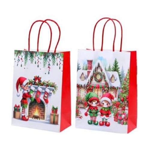 BOLSA DE REGALO NAVIDEÑA L por mayor Navidad por mayor