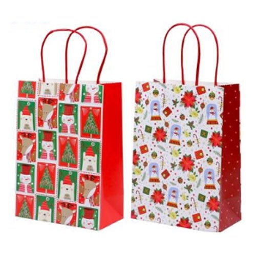 BOLSA DE REGALO NAVIDEÑA M por mayor Navidad por mayor