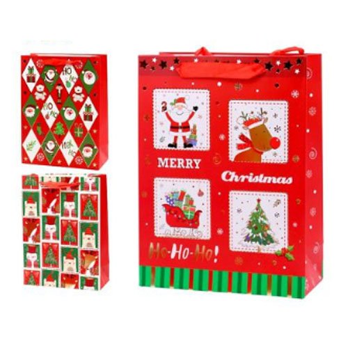 BOLSA DE REGALO NAVIDEÑA M por mayor Navidad por mayor