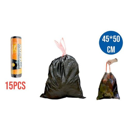 BOLSAS DE BASURA CON CORDON por mayor - Hogar por mayor