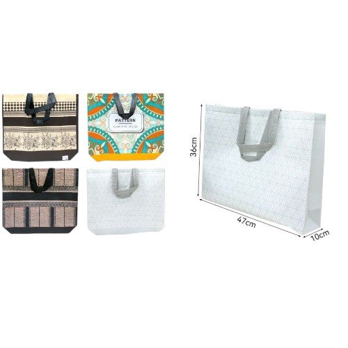 Bolsas de Compra Reutilizables de Gran Capacidad con Diseños Geométricos y Florales por mayor - Hogar por mayor