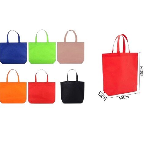 Bolsas de Tela TNT Reutilizables de 45x35 cm con Asa Reforzada por mayor - Hogar por mayor