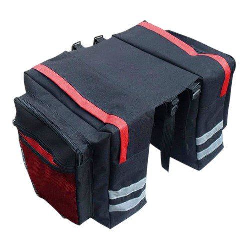 Bolso Alforja Para Bicicleta, De Tela, Medidas 70X30x12cm por mayor - Electrónica por mayor