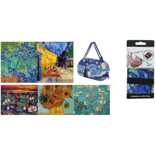 Bolso Duffle Plegable Ultra Compacto con Estampados de Obras de Arte Clásicas por mayor - Hogar por mayor