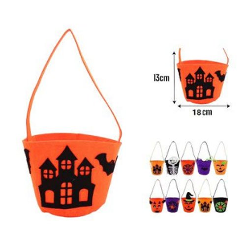 BOLSO NO TEJIDO ESTAMPADO por mayor - Halloween por mayor