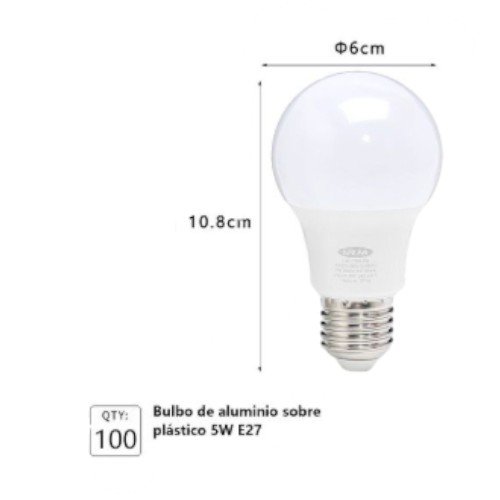 Bombilla LED de 5W con base E27 por mayor Electrónica por mayor