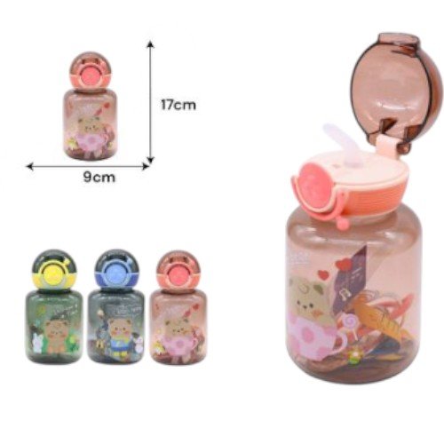 Botella Cantimplora Infantil de 640ml con Tapa de Apertura Automática y Sorbete Integrado por mayor - Hogar por mayor