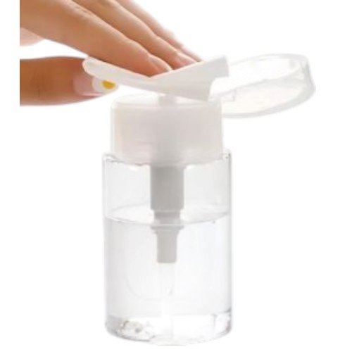 Botella Dispensadora 200ml con Bomba de Presión para Manicuría y Cosmética por mayor - Hogar por mayor