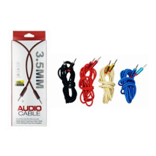CABLE DE AUDIO ROJO CHINO por mayor - Electrónica por mayor