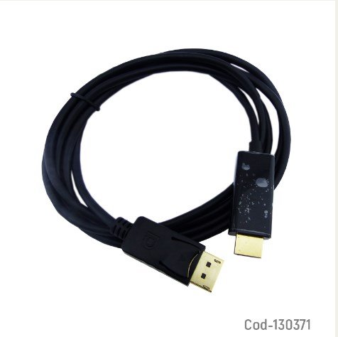 Cable Displayport A HDMI Macho, Largo 1.8 Metros. Negro En Bolsa. por mayor - Electronica por mayor