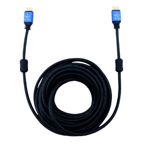 Cable HDMI HDVT De 10 Mts Con Doble Filtro 4K Marca RST, 2.0 Y Punta De Metal. por mayor Electrónica por mayor