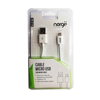 Cable micro USB Norgë 2.0 por mayor - Electronica por mayor