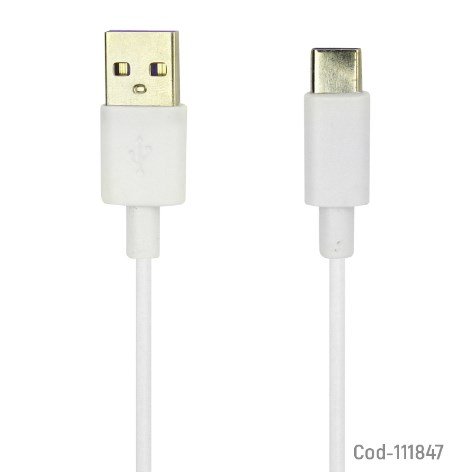Cable USB A Type-C, Carga 5 Amper Y Datos, 100Cm por mayor - Electronica por mayor