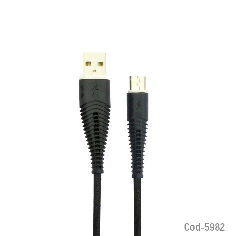 Cable USB A Type-C, Punta Reforzada 3 Amper, 1 Metro. Alta Calidad. por mayor - Electronica por mayor