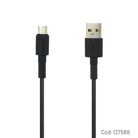 Cable USB Micro 5 PIN 3.0A, 100Cm De Carga Y Data, CB-40 por mayor Electronica por mayor