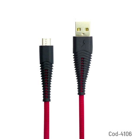 Cable USB Micro 5 Pin, 3 AMP, Datos Y Carga. Alta Calidad. En Caja. por mayor - Electronica por mayor