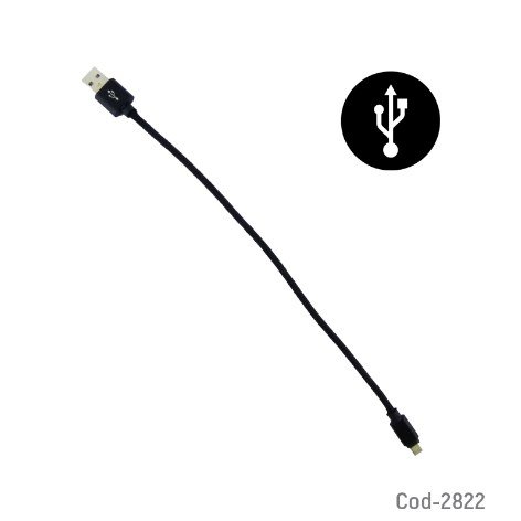 Cable USB Micro 5 Pines De 30 CM Portatil En Bolsa. por mayor - Electronica por mayor