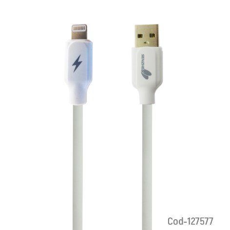 Cable USB Para Iphone 3.1A, 150Cm De Carga Y Data, CB-09 por mayor - Electronica por mayor