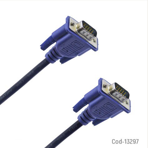 Cable VGA-VGA Azul 5 Metros, Con Filtro. Producto En Bolsa. por mayor - Electronica por mayor