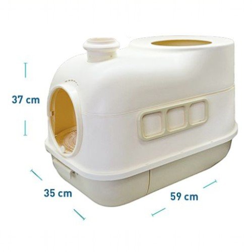 Caja de arena para gatos por mayor - Mascotas por mayor