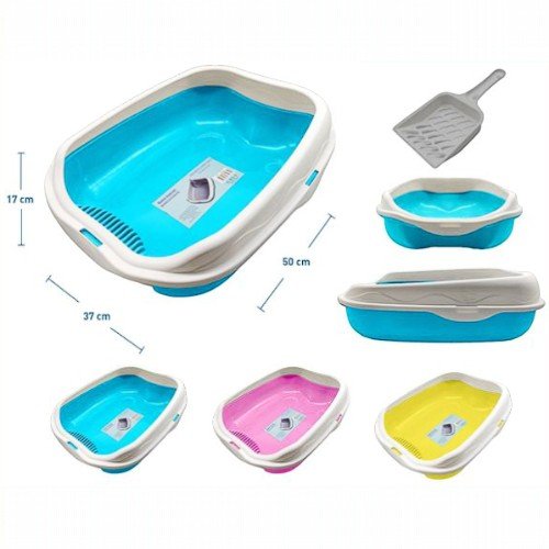 Caja de arena para gatos por mayor - Mascotas por mayor